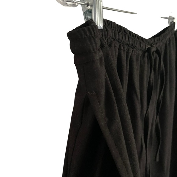 Eskandar Wool/Cashmere Japanese Trousers Black Wide-Leg Pants Women Size 2 - Picture 6 of 9